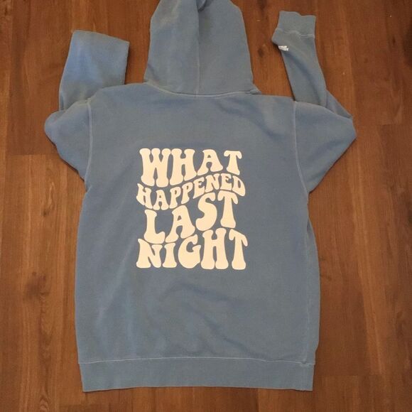 Barstool Sports “What Happened Last Night” Hoodie - Picture 1 of 5